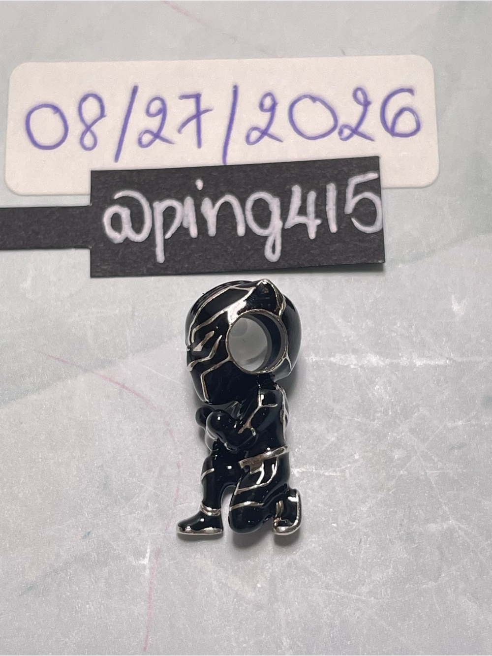 Pandora Marvel Black Panther charm - Picture 10 of 15
